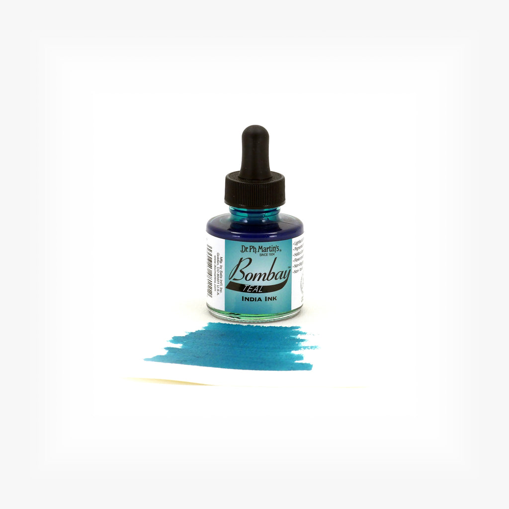 Dr. Ph. Martin's Bombay India Ink, 1.0 oz, Teal