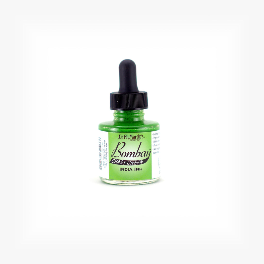 Dr. Ph. Martin's Bombay India Ink, 1.0 oz, Grass Green