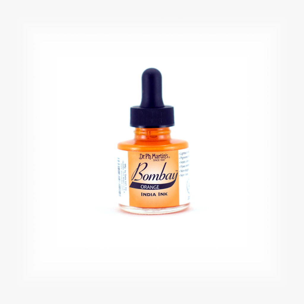 Dr. Ph. Martin's Bombay India Ink, 1.0 oz, Orange