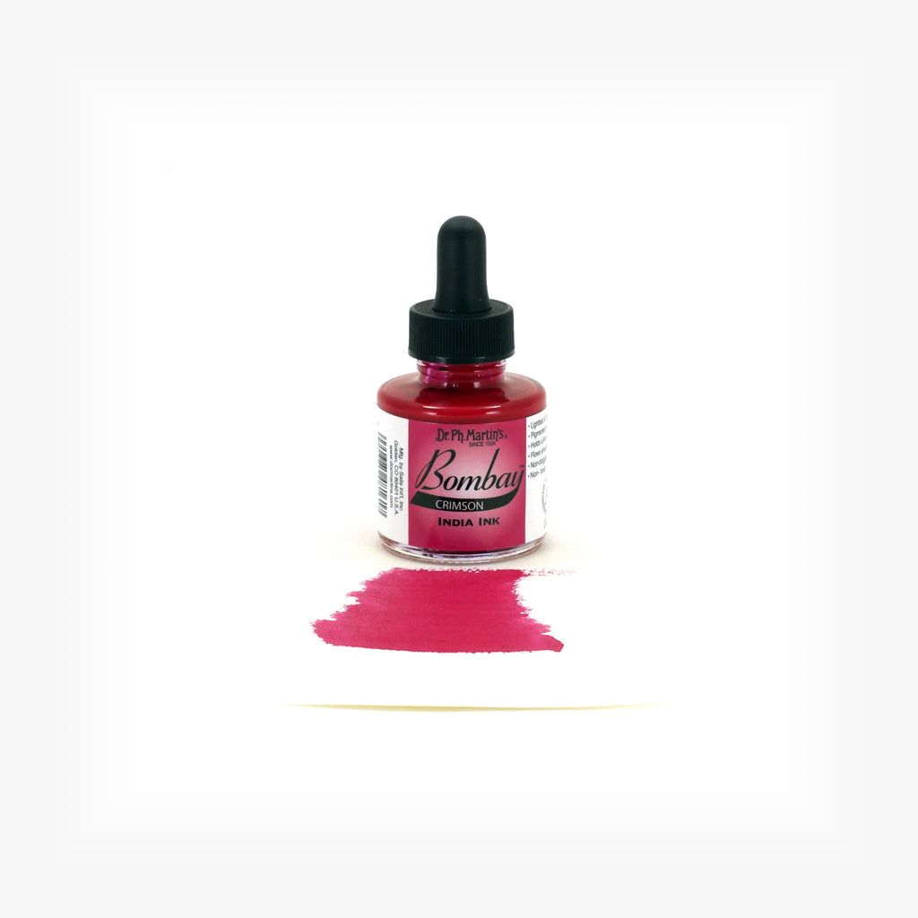Dr. Ph. Martin's Bombay India Ink, 1.0 oz, Crimson
