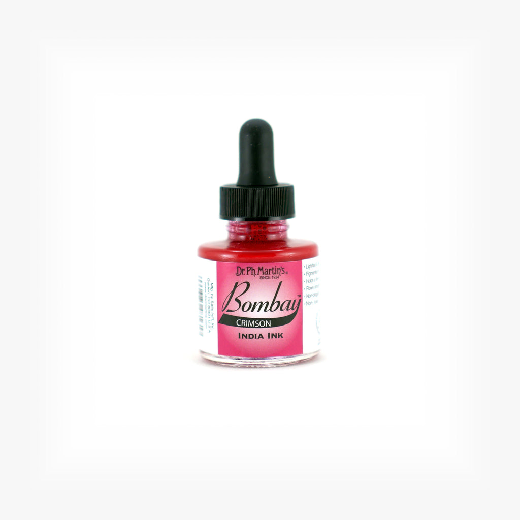 Dr. Ph. Martin's Bombay India Ink, 1.0 oz, Crimson