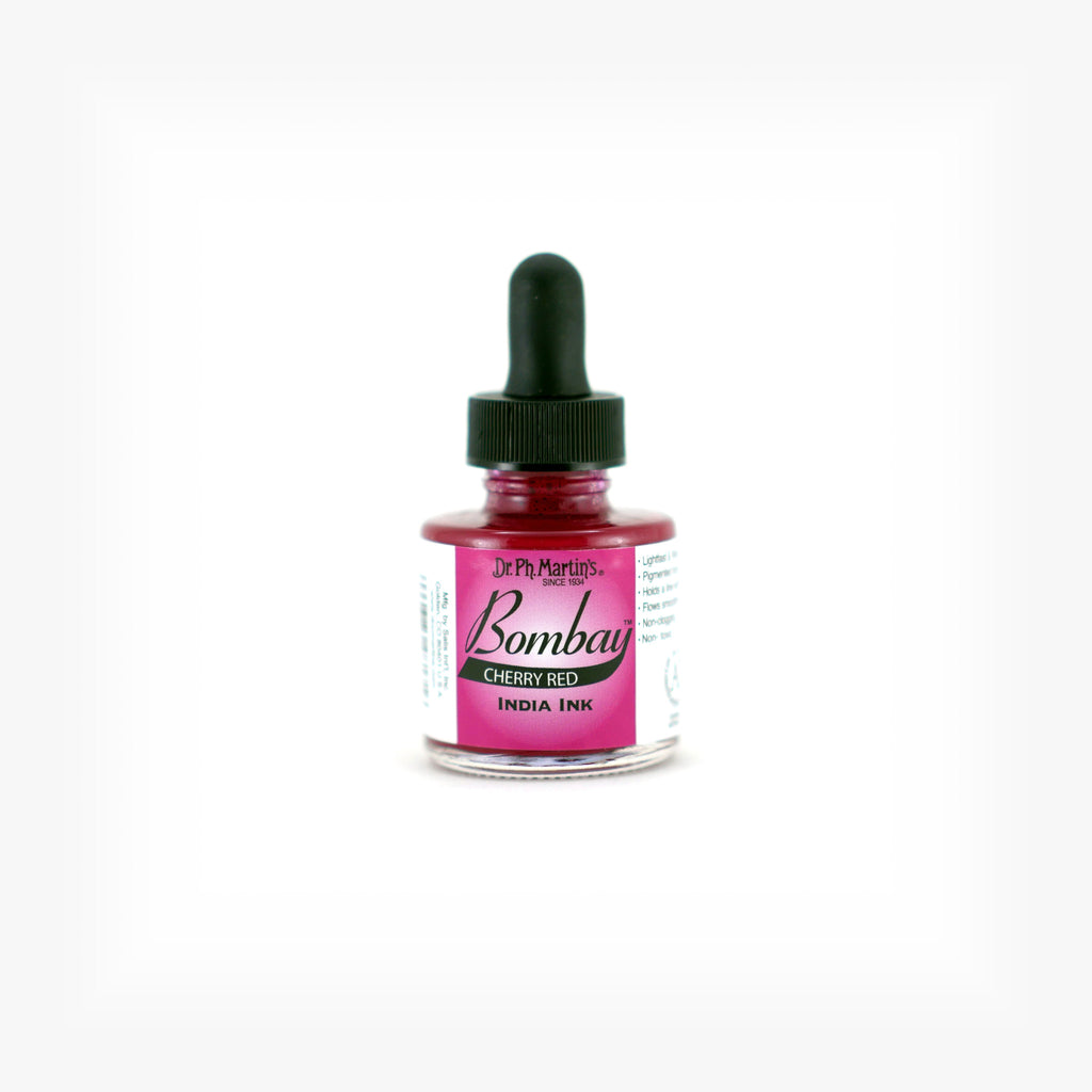 Dr. Ph. Martin's Bombay India Ink, 1.0 oz, Cherry Red