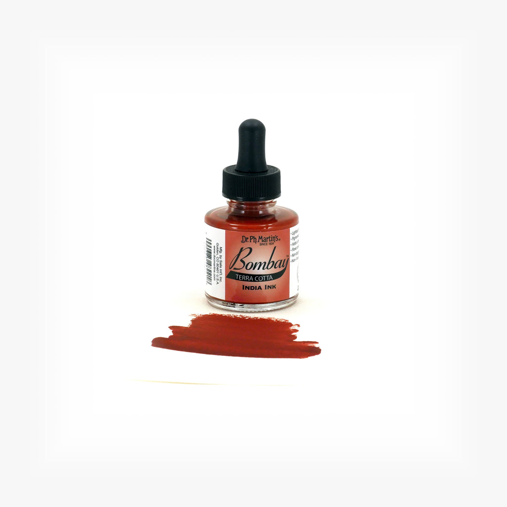 Dr. Ph. Martin's Bombay India Ink, 1.0 oz, Terra Cotta