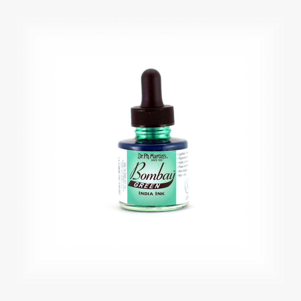 Dr. Ph. Martin's Bombay India Ink, 1.0 oz, Green