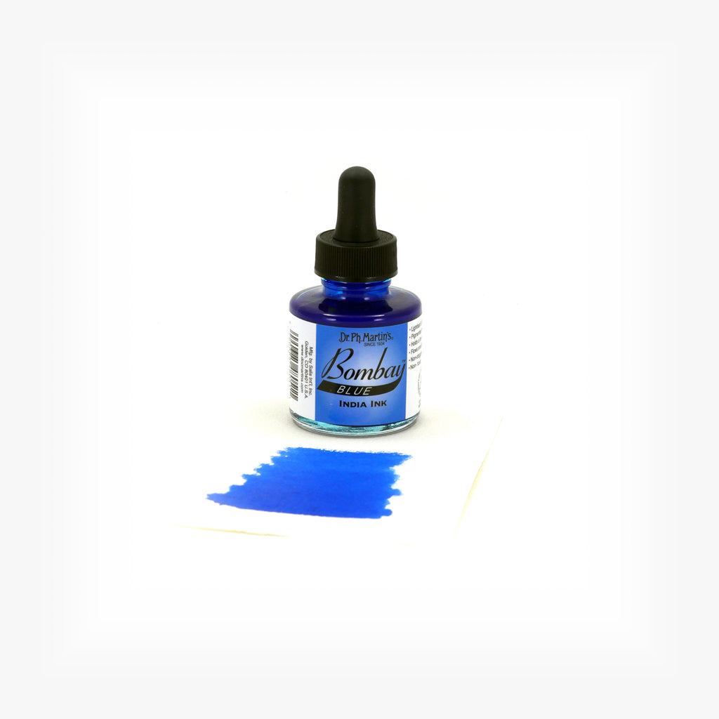 Dr. Ph. Martin's Bombay India Ink, 1.0 oz, Blue