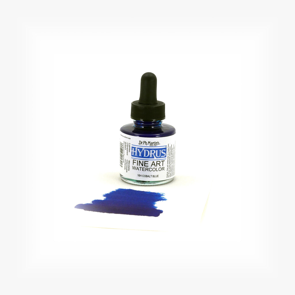 Dr. Ph. Martin's Hydrus Fine Art Watercolor, 1.0 oz, Cobalt Blue (16H)