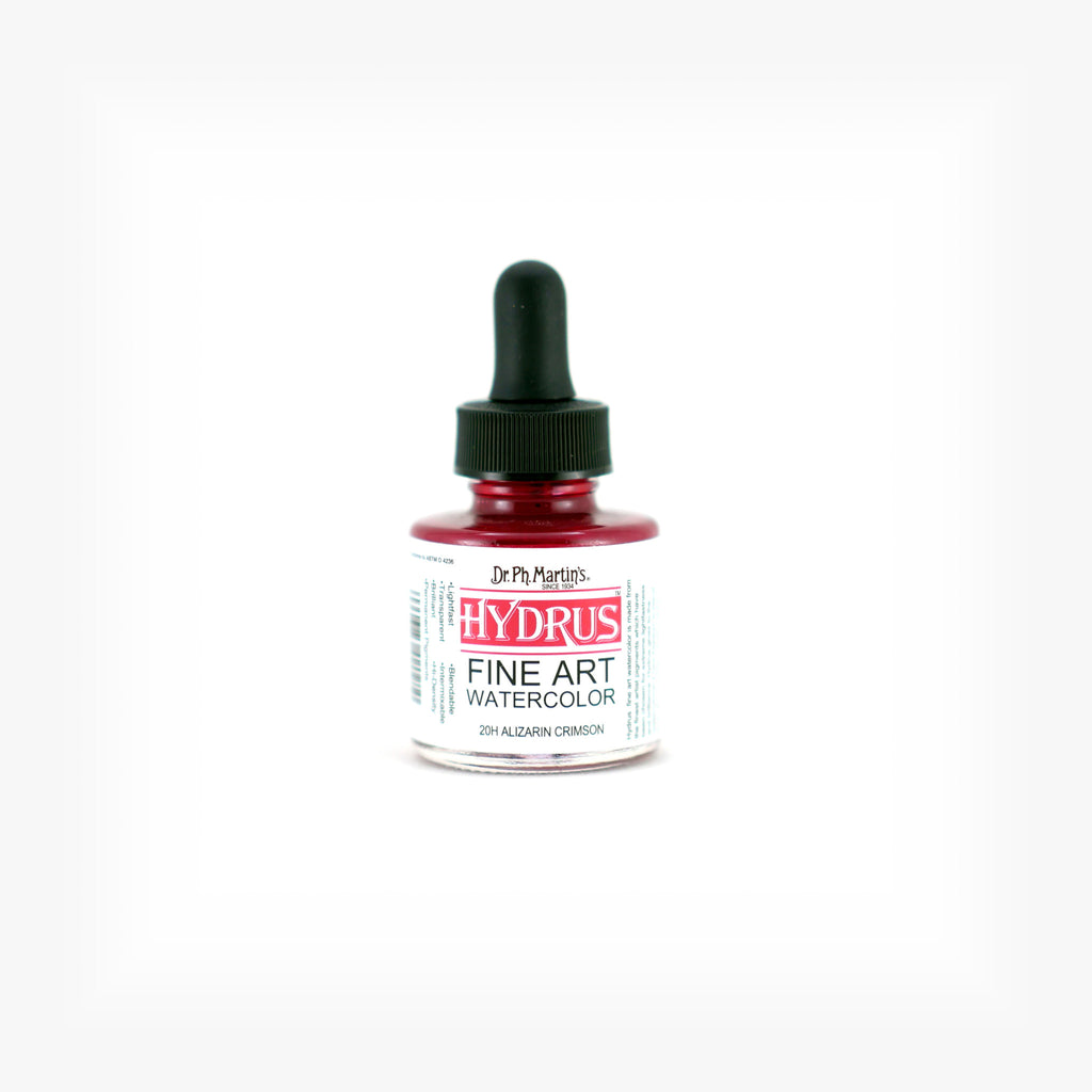 Dr. Ph. Martin's Hydrus Fine Art Watercolor, 1.0 oz, Alizarin Crimson (20H)