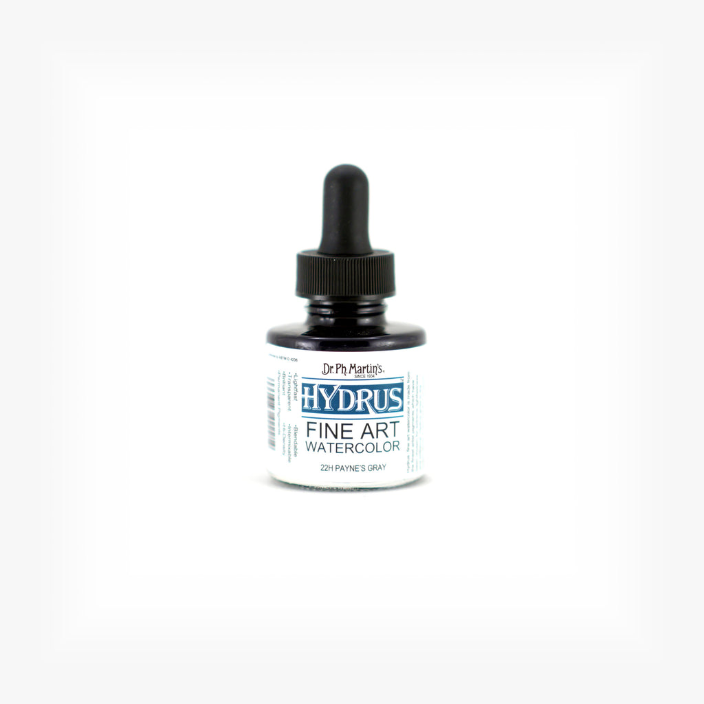 Dr. Ph. Martin's Hydrus Fine Art Watercolor, 1.0 oz, Payne's Gray (22H)