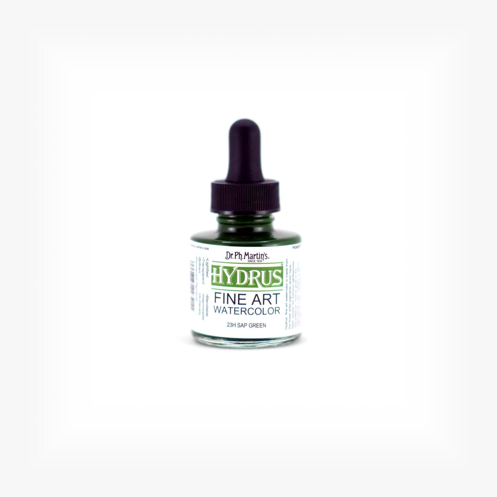 Dr. Ph. Martin's Hydrus Fine Art Watercolor, 1.0 oz, Sap Green (23H)