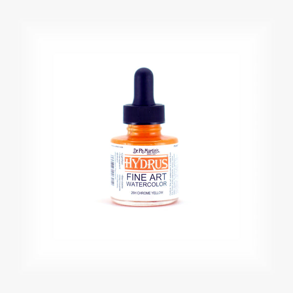 (未使用･未開封品)　Dr. Ph. Martin&#39;s Hydrus Fine Art Watercolor 1.0 oz Hansa Yellow Medium (25H) 7z28pnb Dr. Ph. Martin's Hydrus Fine Art Watercolor, 1.0 oz, Hansa