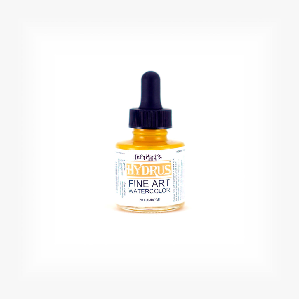 Dr. Ph. Martin's Hydrus Fine Art Watercolor, 1.0 oz, Gamboge (2H)