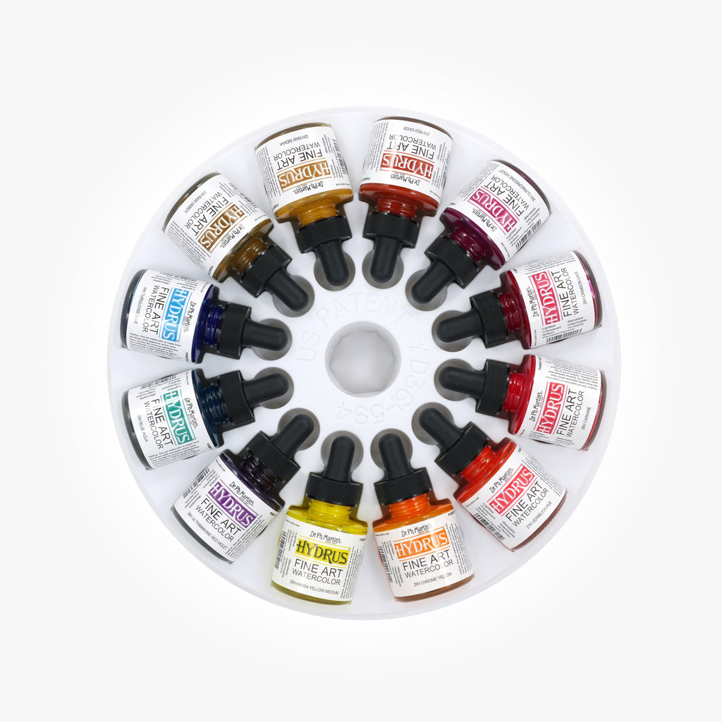 Dr. Ph. Martin's Hydrus Fine Art Watercolor, 1.0 oz, Set of 12 (Set 3)