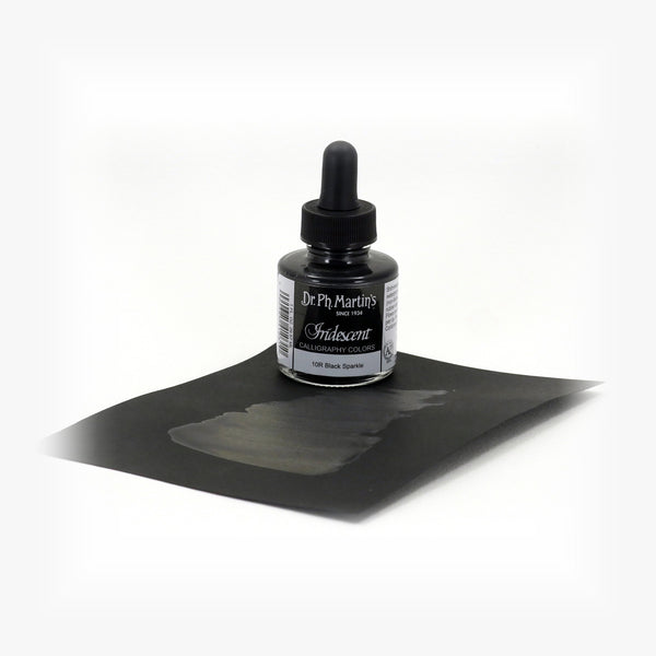 Iridescent Calligraphy Color, 1.0 oz, Iridescent Black Sparkle