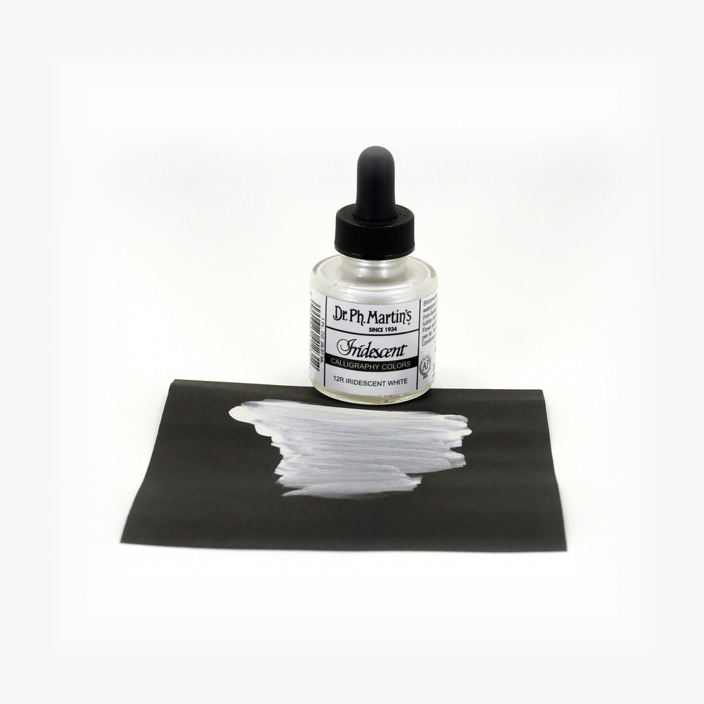 Dr. Ph. Martin's Iridescent Calligraphy Color, 1.0 oz, Iridescent White (12R)