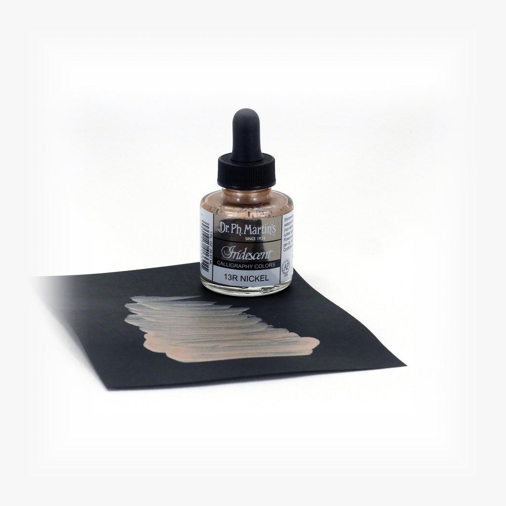 Dr. Ph. Martin's Iridescent Calligraphy Color, 1.0 oz, Nickel (13R)