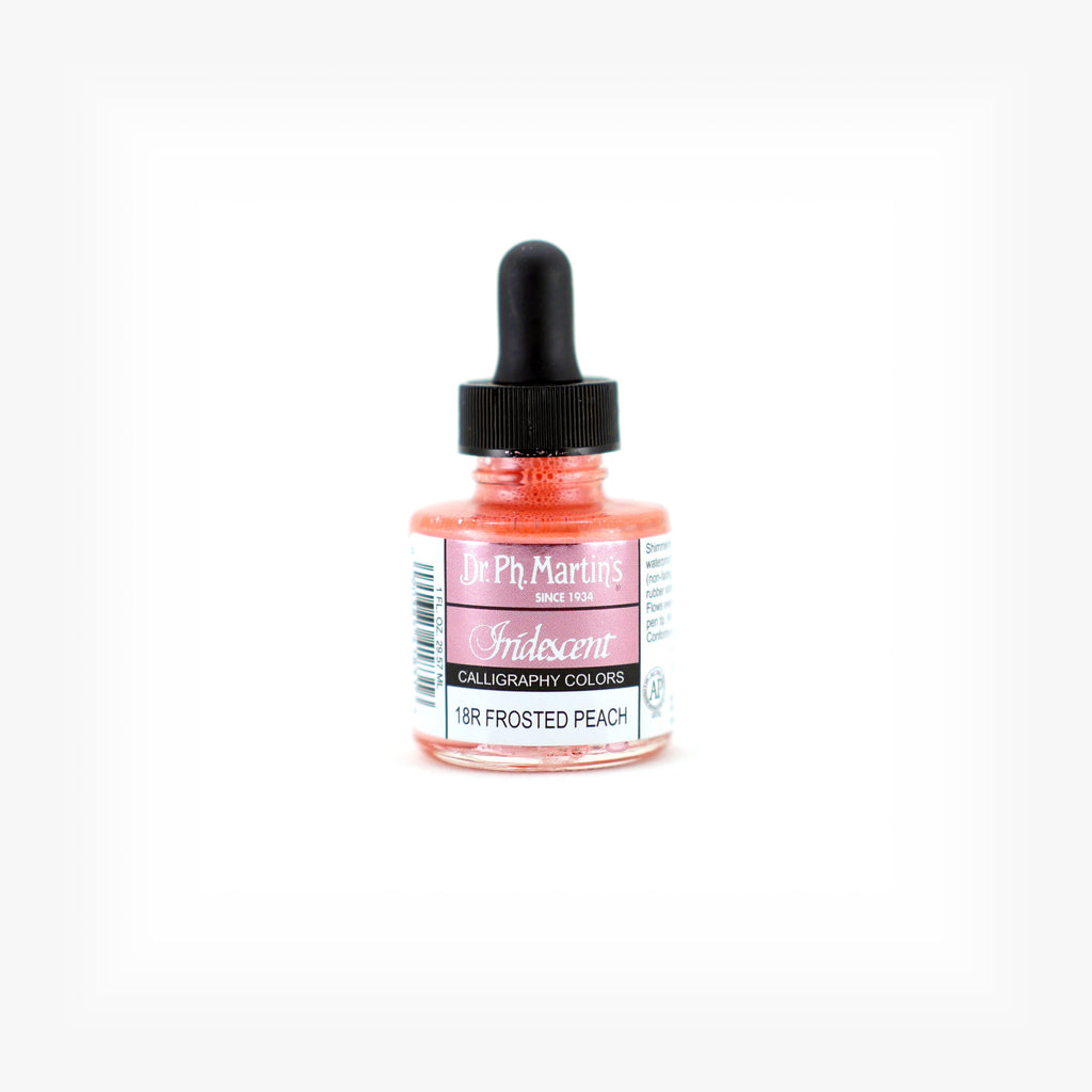 Dr. Ph. Martin's Iridescent Calligraphy Color, 1.0 oz, Frosted Peach (18R)