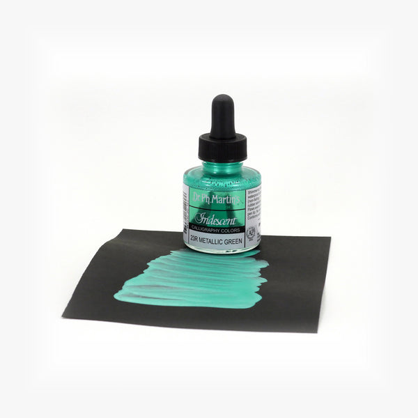 Iridescent Calligraphy Color, 1.0 oz, Metallic Green (23R