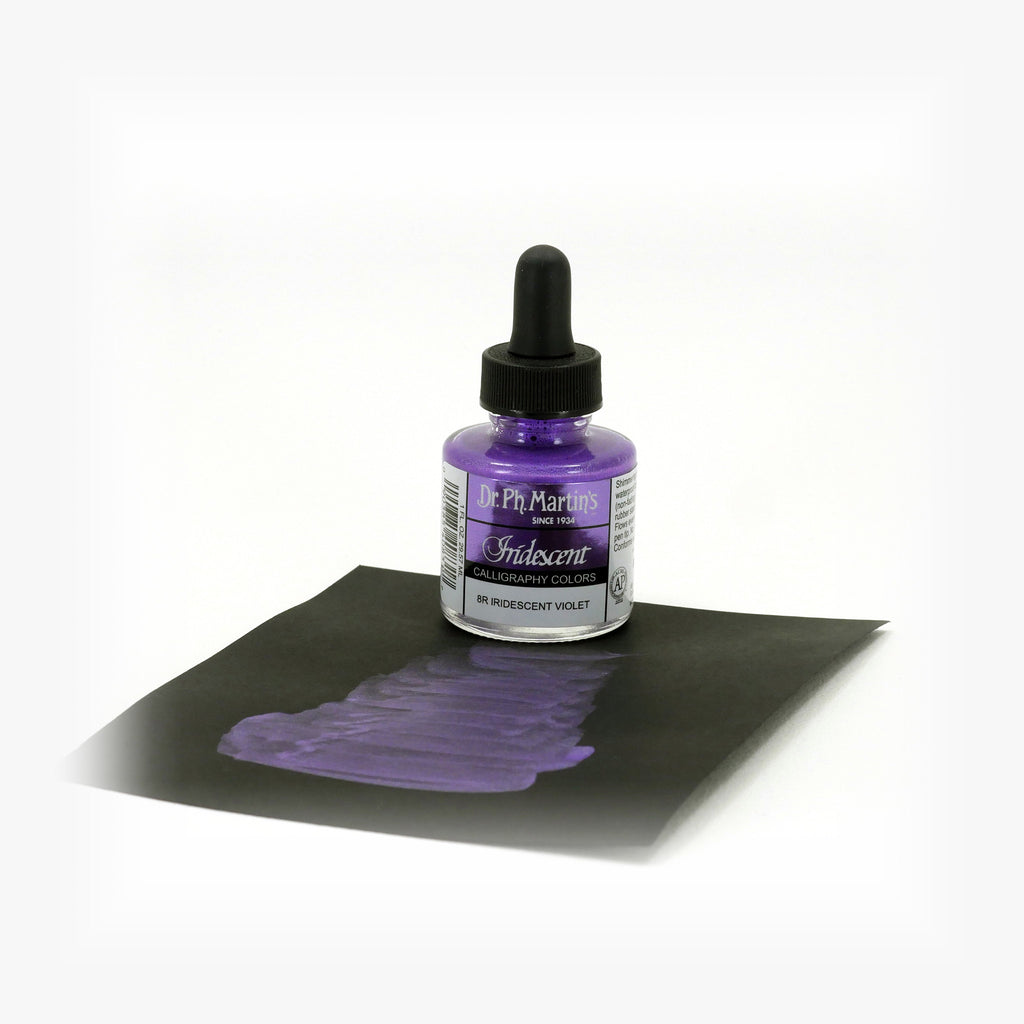 Dr. Ph. Martin's Iridescent Calligraphy Color, 1.0 oz, Iridescent Violet (8R)