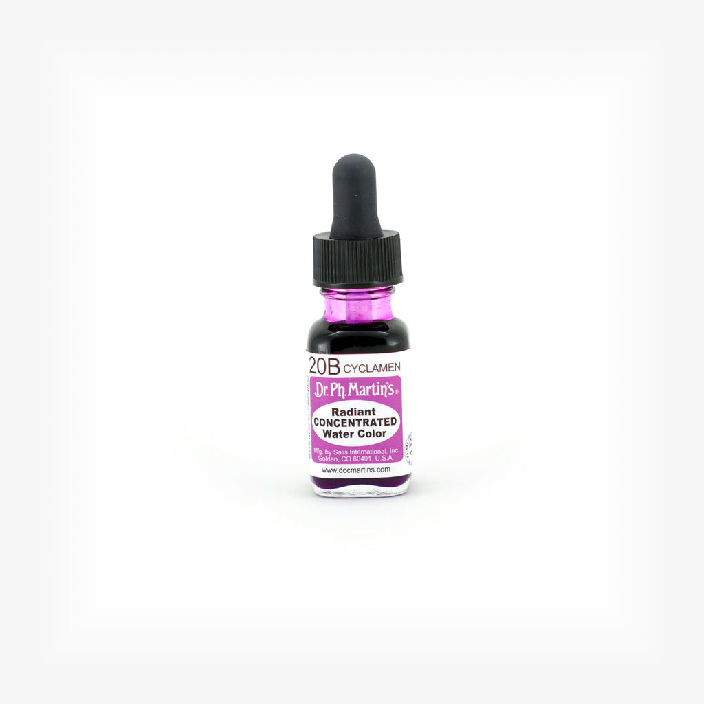 Dr. Ph. Martin's Radiant Concentrated Water Color, 0.5 oz, Cyclamen (20B)