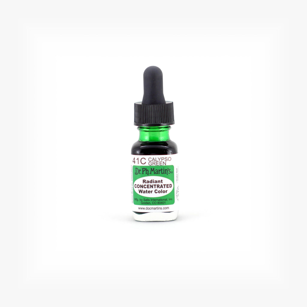 Dr. Ph. Martin's Radiant Concentrated Water Color, 0.5 oz, Calypso Green (41C)