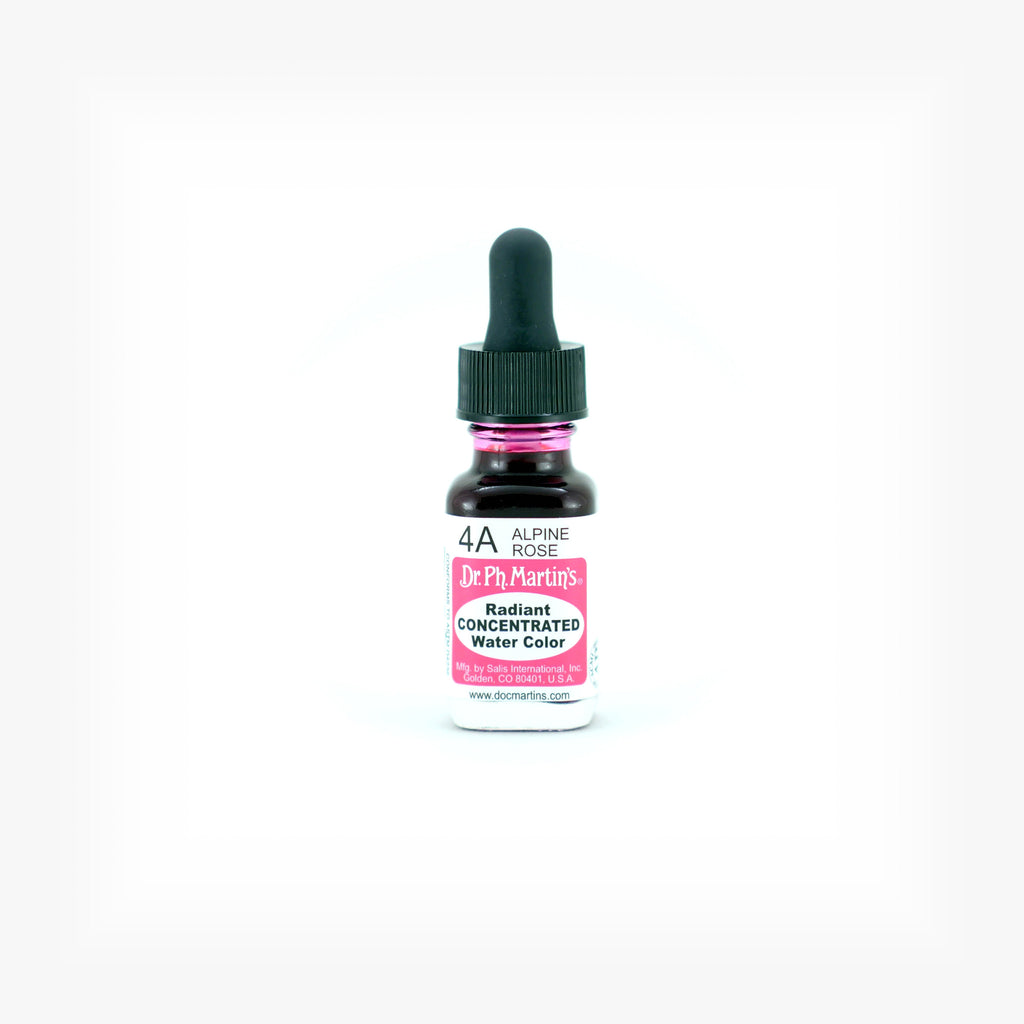 Dr. Ph. Martin's Radiant Concentrated Water Color, 0.5 oz, Alpine Rose (4A)