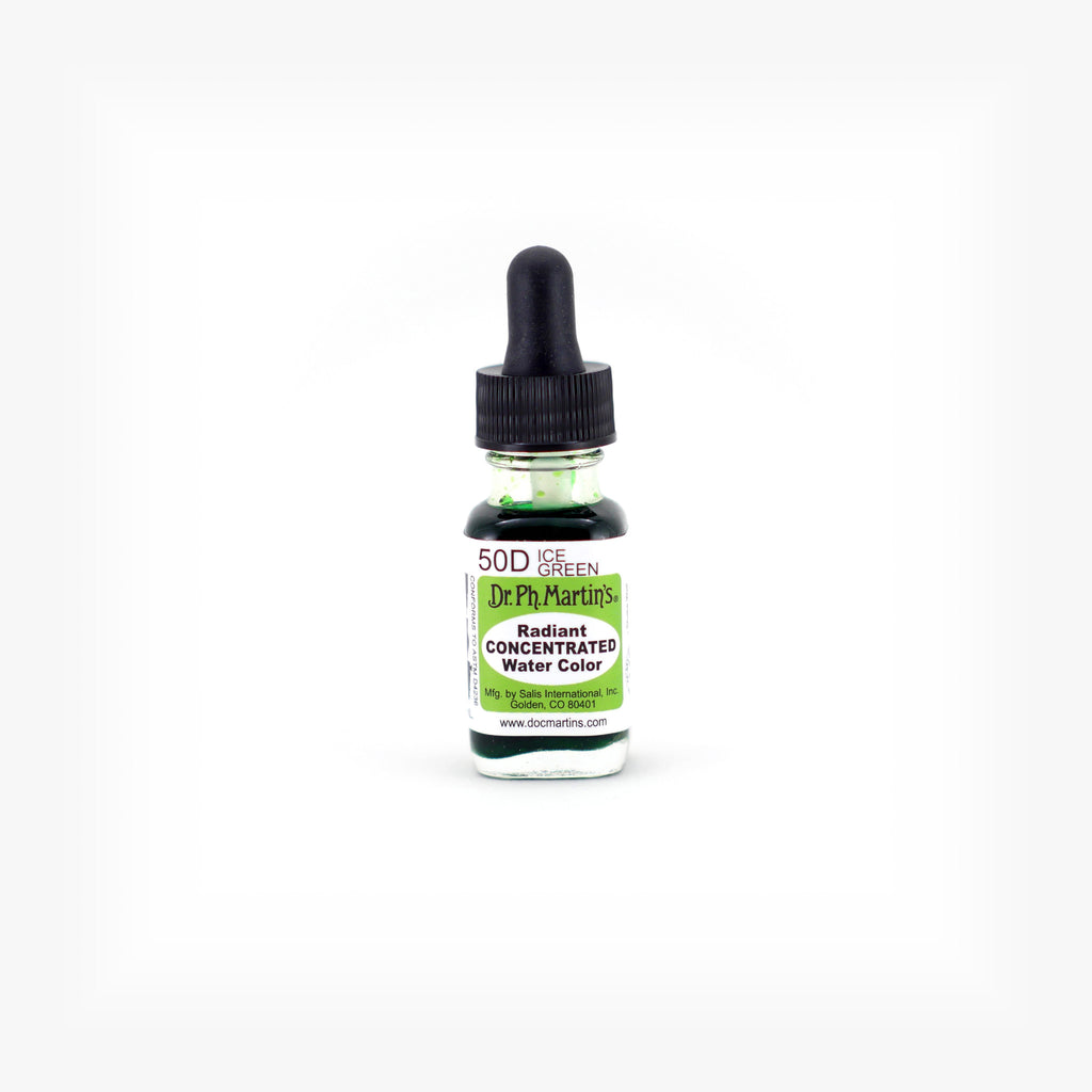 Dr. Ph. Martin's Radiant Concentrated Water Color, 0.5 oz, Ice Green (50D)