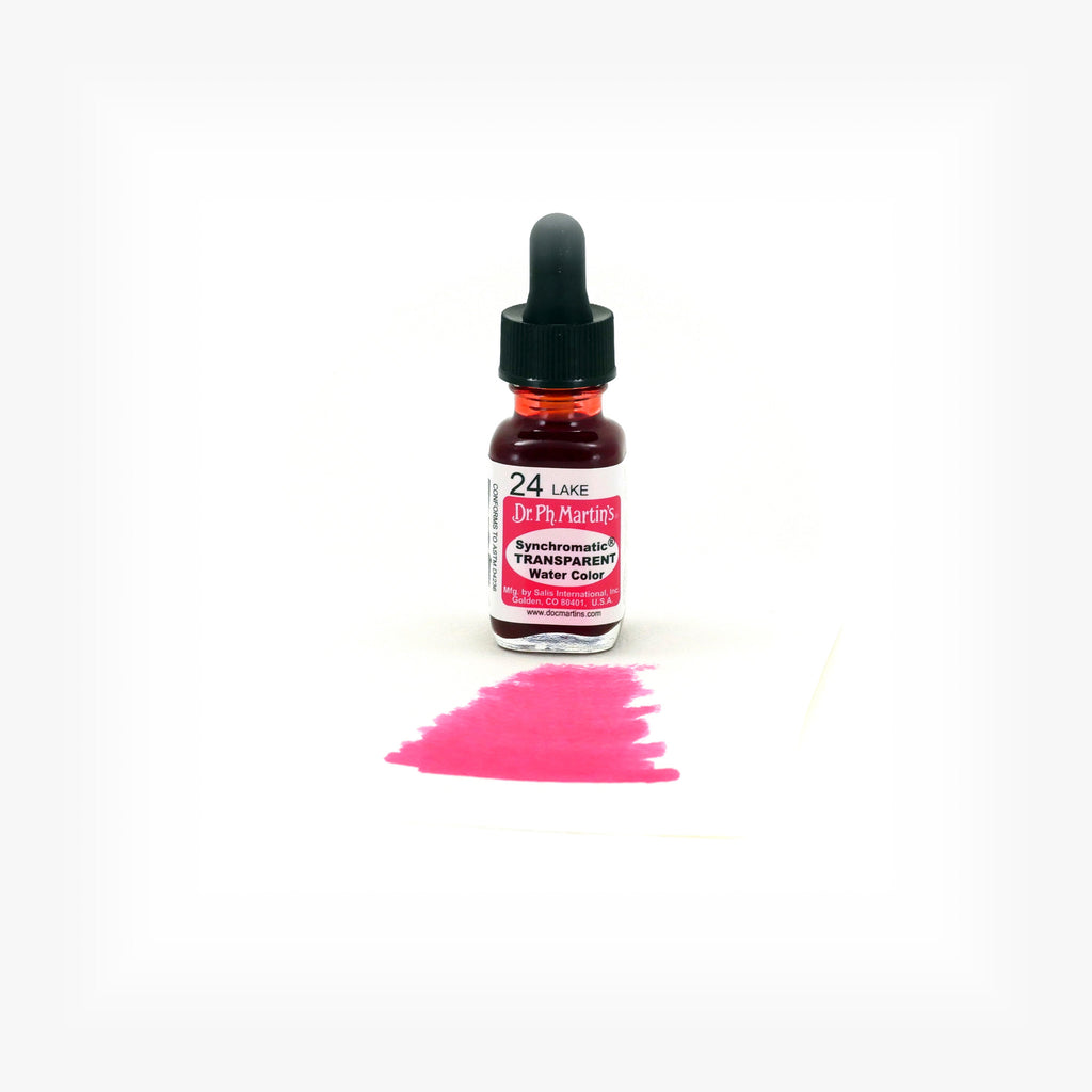 Dr. Ph. Martin's Synchromatic Transparent Water Color, 0.5 oz, Lake (24)