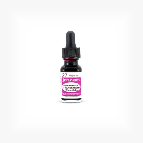 Dr. Ph. Martin's Synchromatic Transparent Water Color, 0.5 oz, Magenta (27)