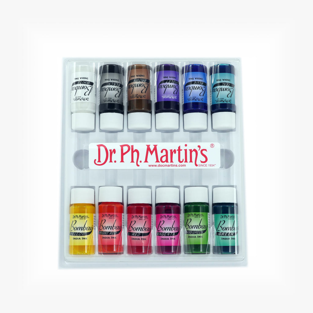 Bombay India Ink, 0.5 oz, Set 1 – Dr. Ph. Martin's