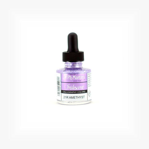 Dr. Ph. Martin's Iridescent Calligraphy Color, 1.0 oz, Amethyst (21R)