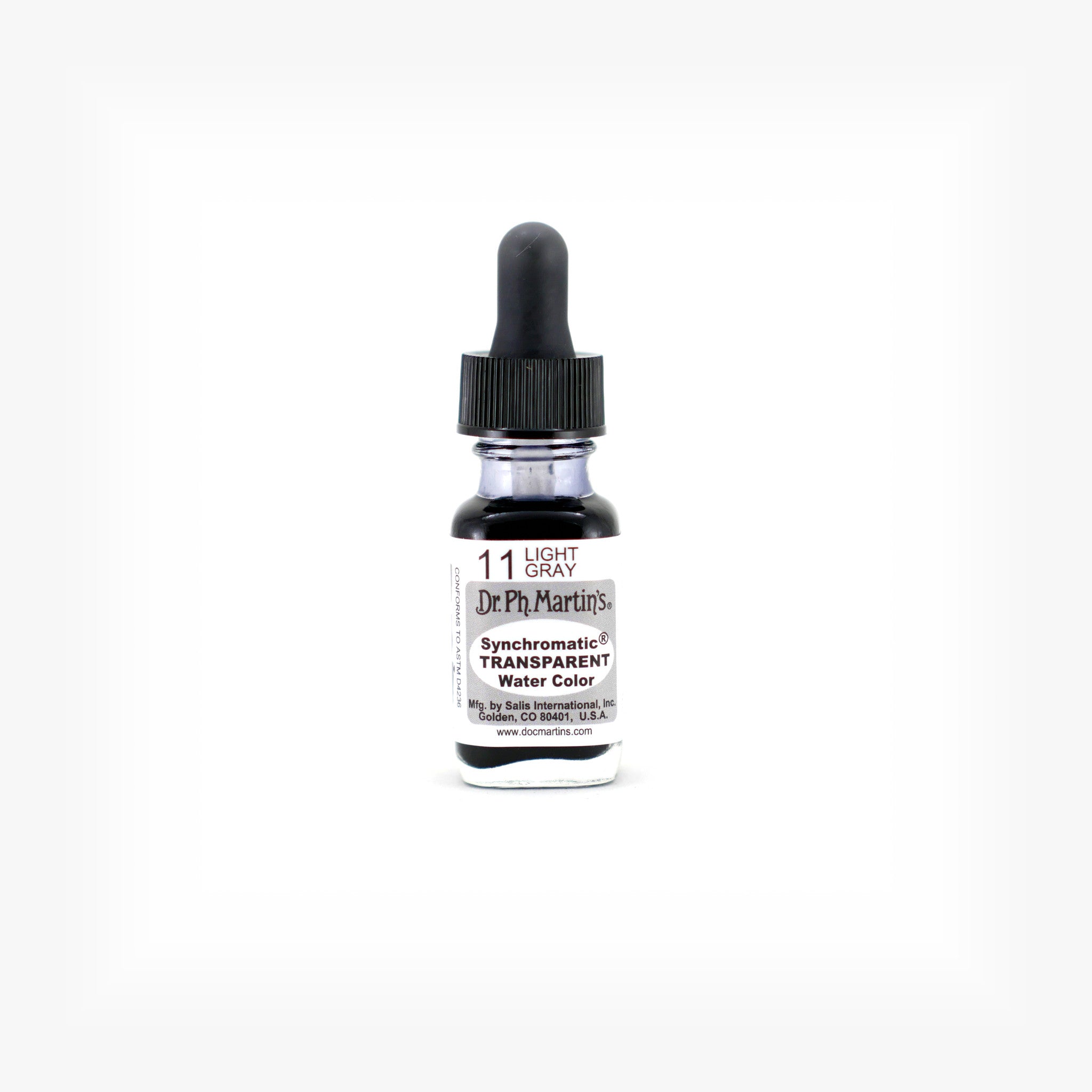 (未使用･未開封品)　Dr. Ph. Martin's Synchromatic Transparent Water Color 0.5 oz Medium Gray (12) 60wa65s SYNC05OZS11.MAIN.