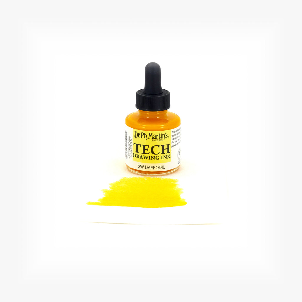 Technical Drawing Inks TECH Drawing Ink, 1.0 oz, Daffodil (2W) – Dr. Ph. Martin's® | Mfg ...